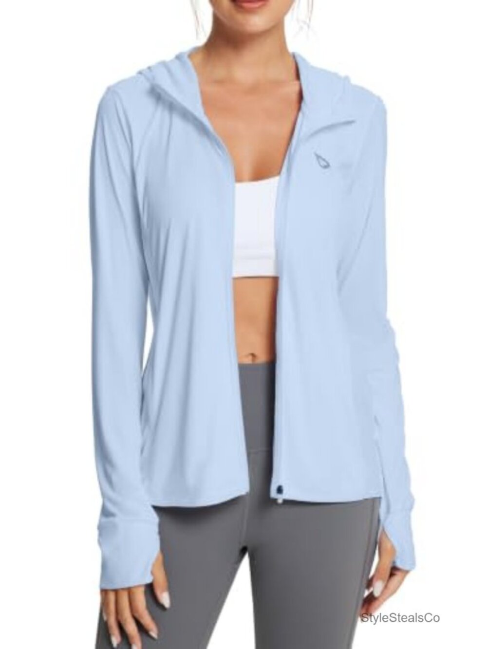 UV Protection Hoodie Jacket, Lightweight, Quick-Dry, Sun Cover Up